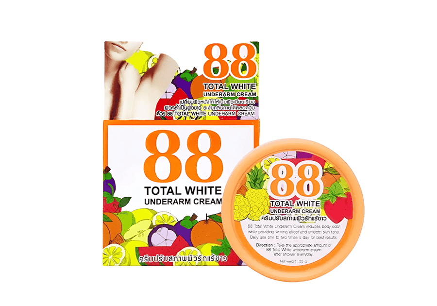 S88 توتال وايت كريم تفتيح تحت الابط 35جرام