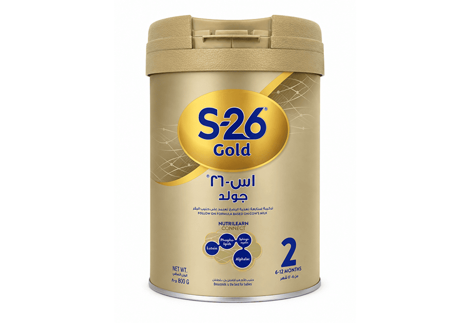 حليب اس 26 جولد رقم 2 عبوة 800 جرام