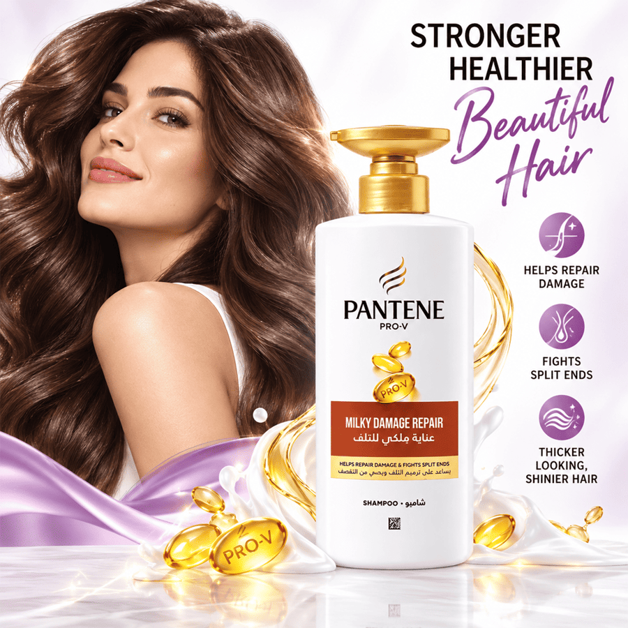 بانتين برو-في شامبو عناية ملكي للشعر التالف 500 مل