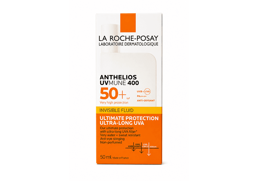 لاروش بوزيه انثيليوس يوفي ميون 400شفاف 50 SPF للبشرة الدهنية 50 مل