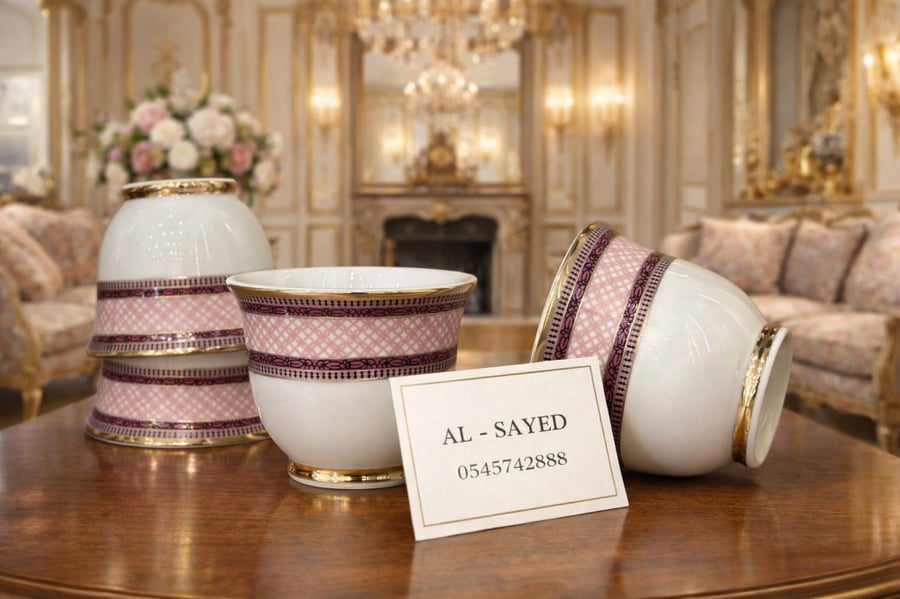 12 porcelain cups