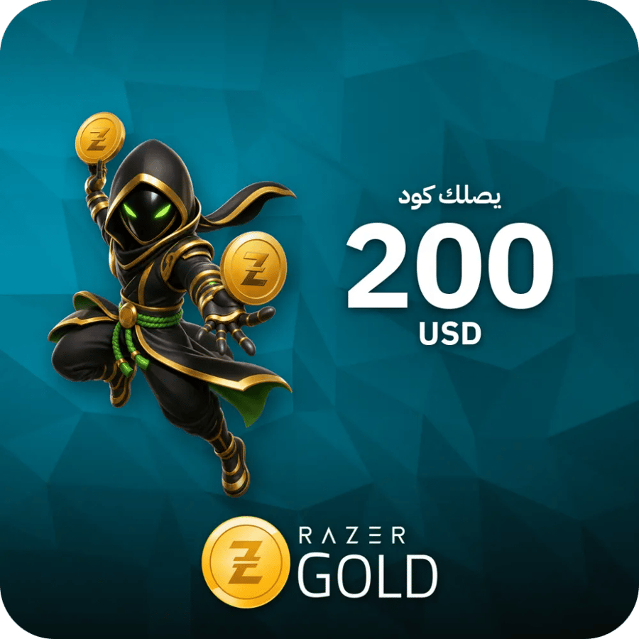 ريزر جولد 200 دولار
