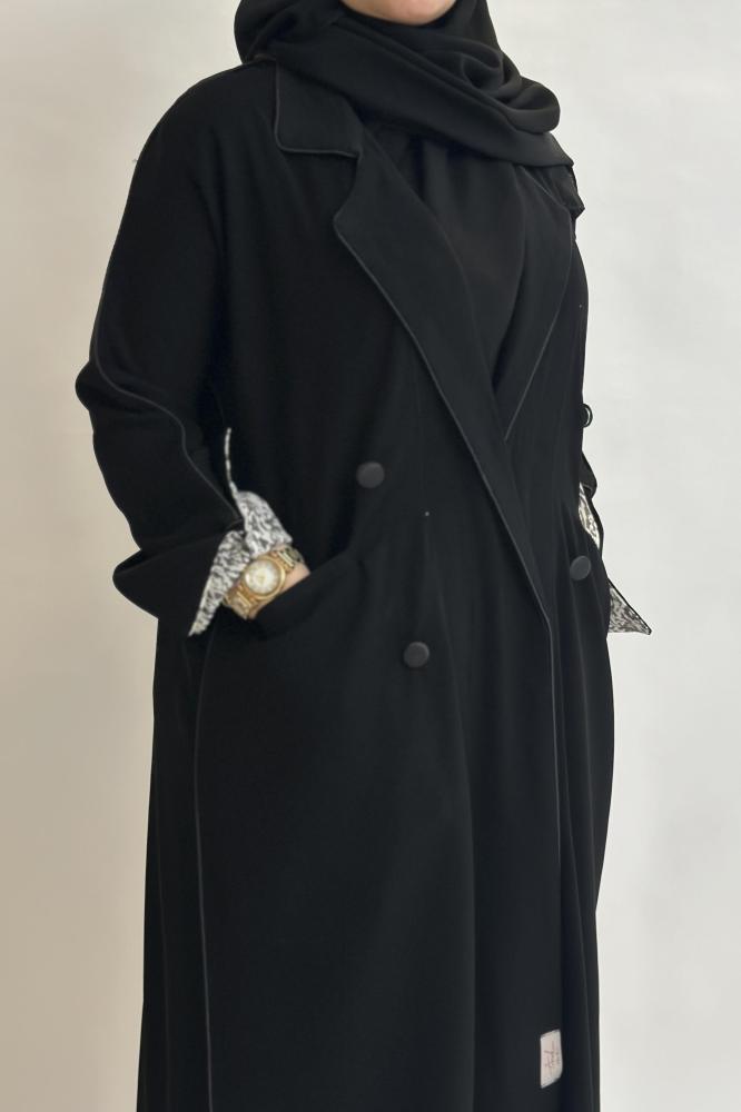 A29- blazer with padded silk pockets