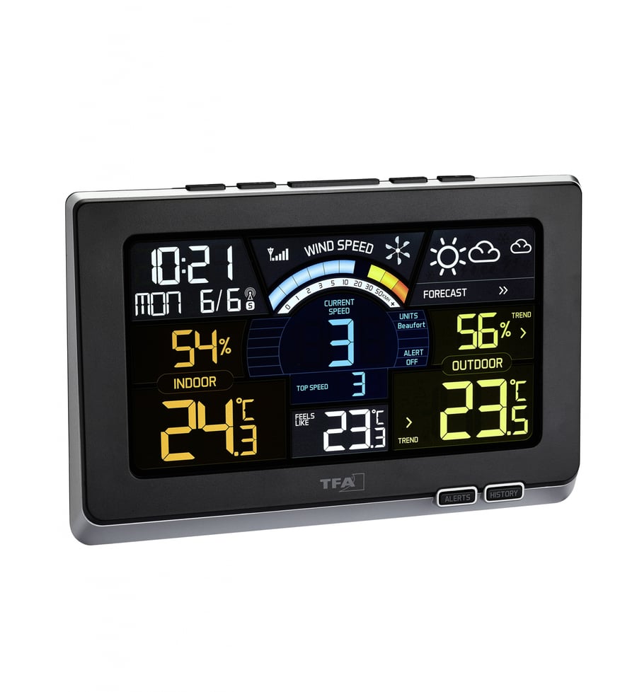 محطة الطقس اللاسلكية مع مقياس شدة الرياح SPRING BREEZE – TFA.35.1140
