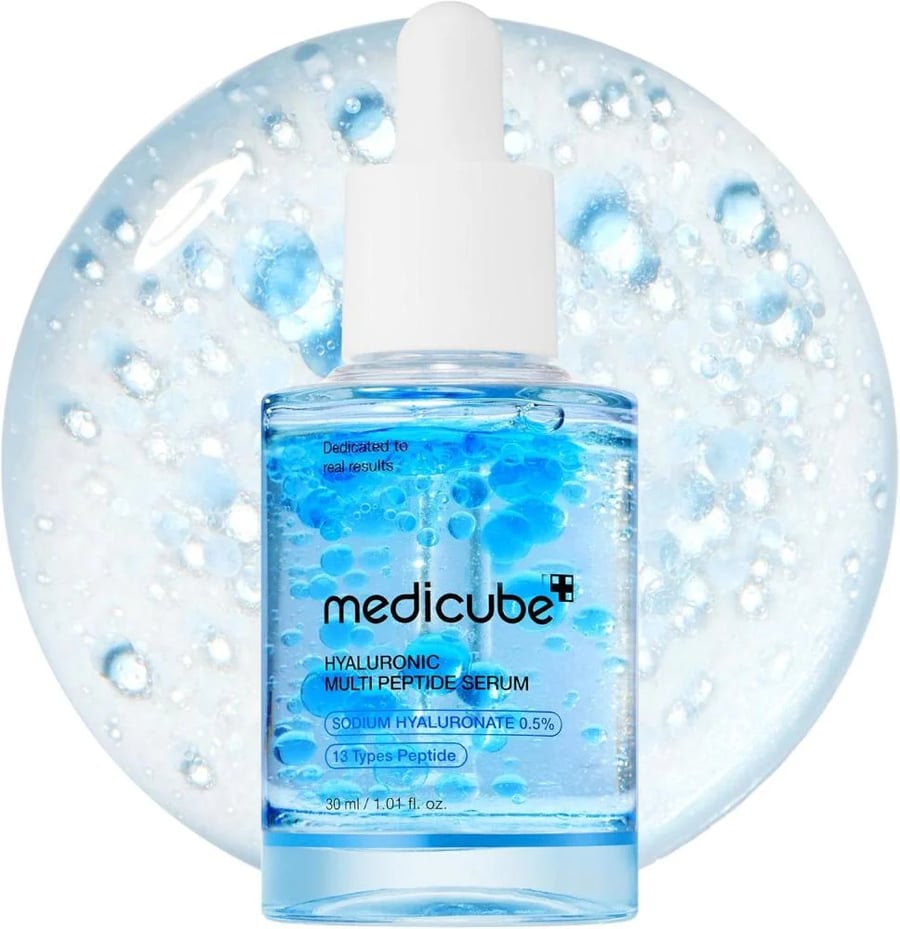 سيروم ميديكيوب بالهيالورونيك أسيد والببتيدات المتعددة لترطيب وشدّ البشرة Medicube Hyaluronic Multi Peptide Serum