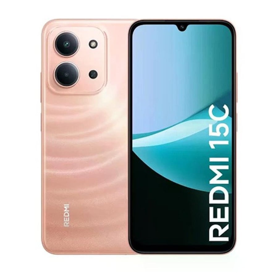 شاومي ريدمي 15C الذاكره 128 جيجا رام 4+4 جيجا 4G