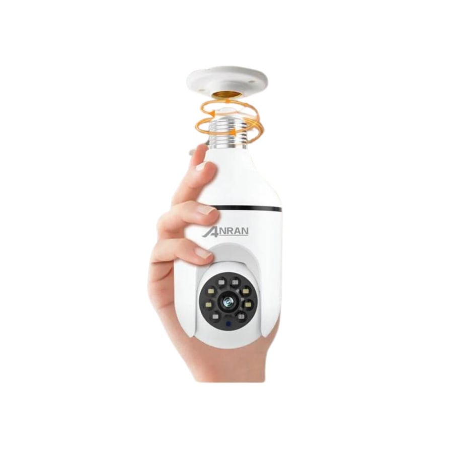 كاميرا ANRAN على شكل لمبة 360 واي فاي بدقة 3MP 2K
