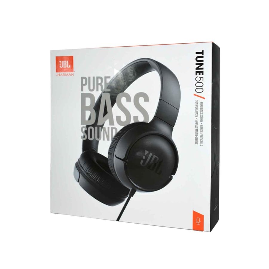 جي بي ال سماعة راس سلكية AUX موديل تون 500 JBL Tune 500 T500