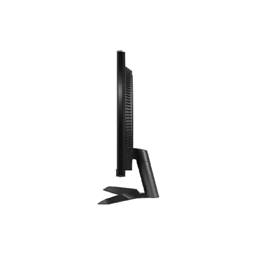 التصميم الجانبي لشاشة LG UltraGear 24GS60F-B وقاعدة الإمالة