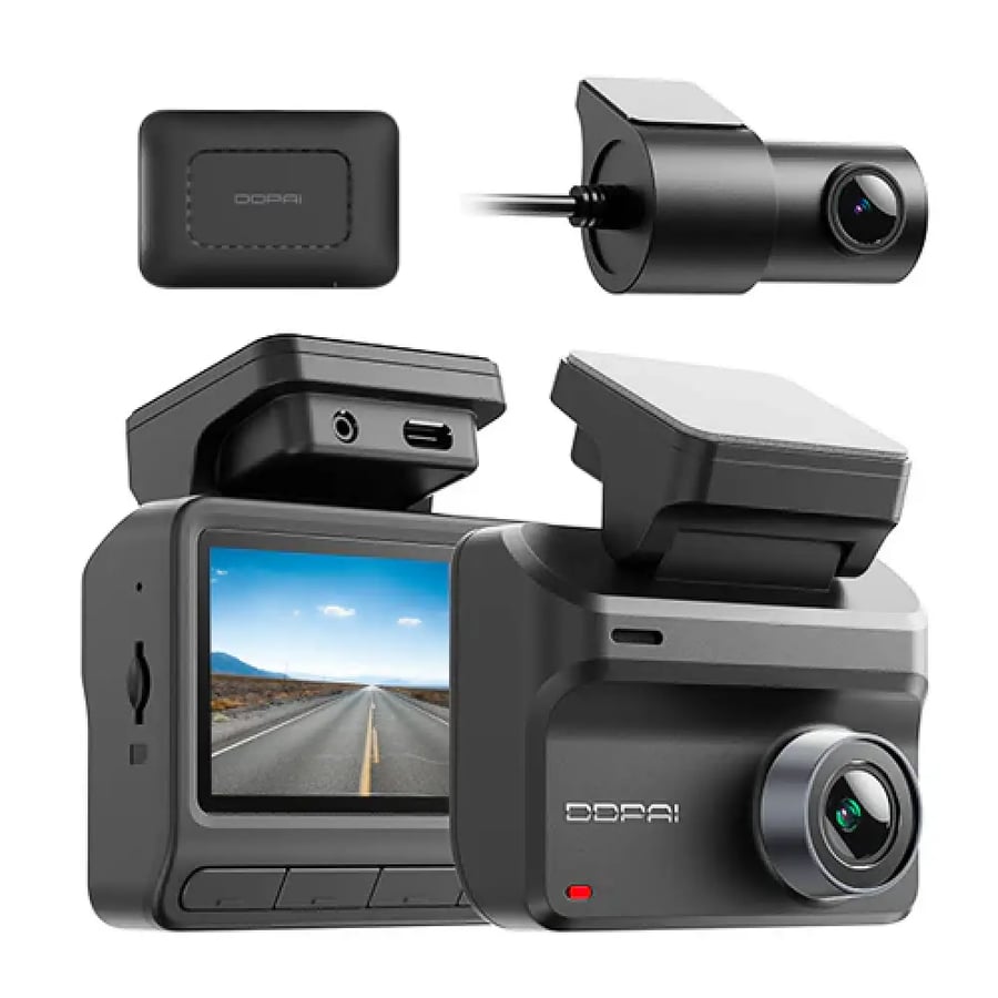 داش كام DDPAI Z50 PRO أمامية وخلفية 4K مع GPS واتصال 4G للمراقبة الذكي