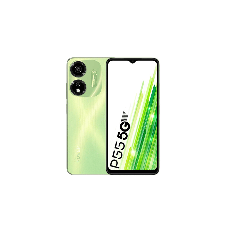ITEL P55 5G 256GB with 8GB RAM, green color