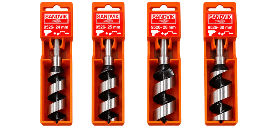 ريشة حفر خشب حلزونية ساندفيك SANDVIK – مقاسات متعددة