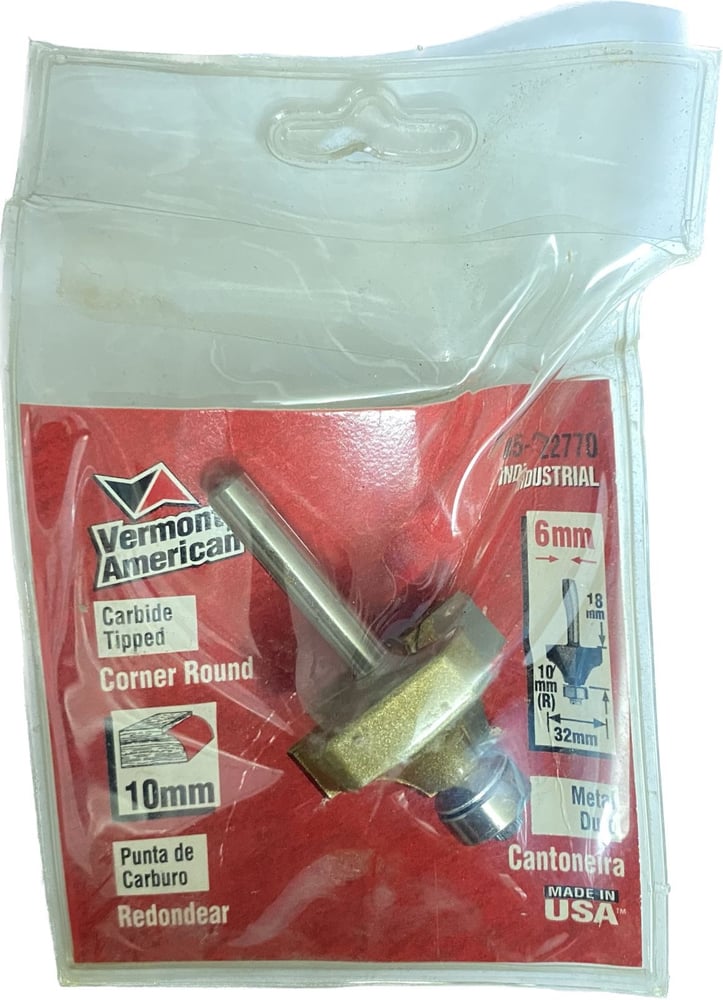 لقمة تفريز خشب Vermont American 05-2270 – تدوير حواف كربيد