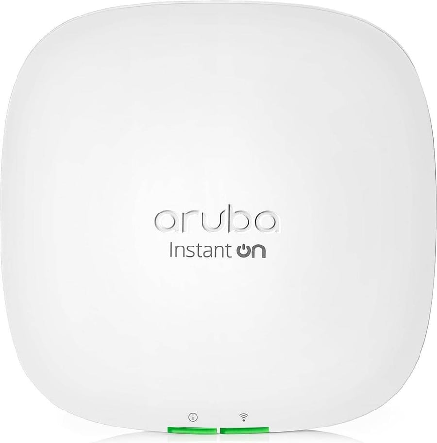 Aruba Instant On AP22 Access Point, Dual-Radio, 5GHz 1.2Gbps & 2.4GHz 574Mbps Data Rate, Dual Omni-Directional 2x2 MIMO, 4.9dBi (2.4GHz), 5.7dBi (5GHz) Antenna Gain, White | R4W02A