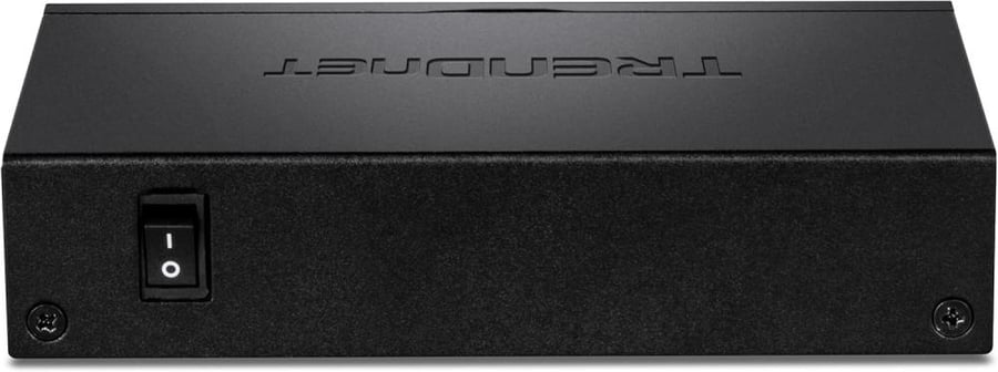TRENDnet 5-Port Gigabit PoE+ Switch, Camera DIP Switch extends PoE+ 200m (656 ft.), 60W PoE Budget,Lifetime Protection, Black, TPE-TG51g