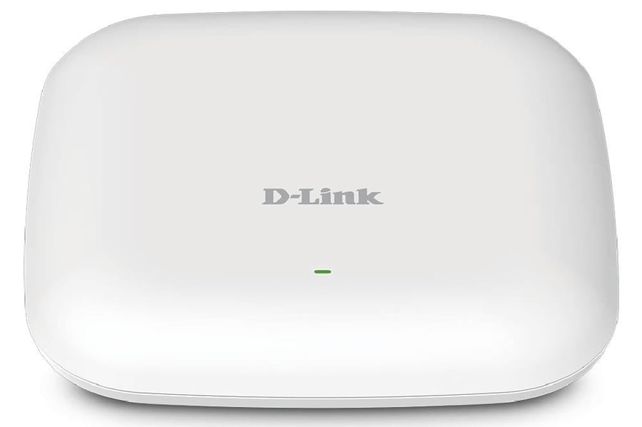 D-Link Wireless AC1300 Wave 2 DualBand PoE Access Point, Nuclias Connect, Gigabit Ethernet LAN, 400 Mbps 2.4 GHz, 867 Mbps 5 GHz, 3 dBi Antenna Gain, MU-MIMO, Smart Beam, White | DAP-2610
