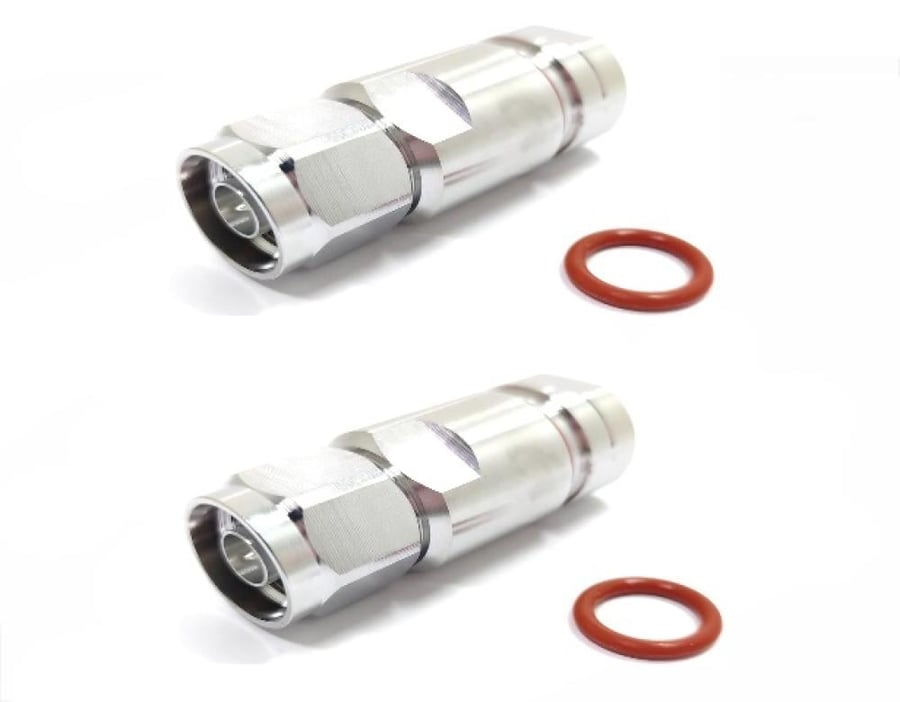 كونكتور موصل كواكشيل N-Male لكابلات LDF4 مقاس 1/2 بوصة Coaxial Connector