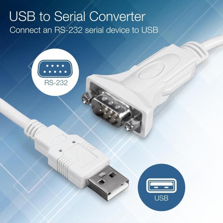 TRENDnet USB to Serial Converter, Connect a RS-232 Serial Device to a USB Port, Easy Installation, Universal Plug & Play, TU-S9