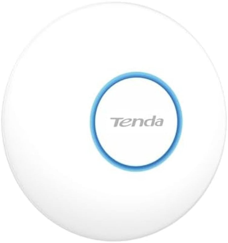 Tenda i26 AX1500 Wi-Fi 6 Dual Band Gigabit Ceiling Access Point | 2.4G/5G Dual-Band Concurrent | CloudFi | MU-MIMO, OFDMA | PoE+ 802.3af Standard