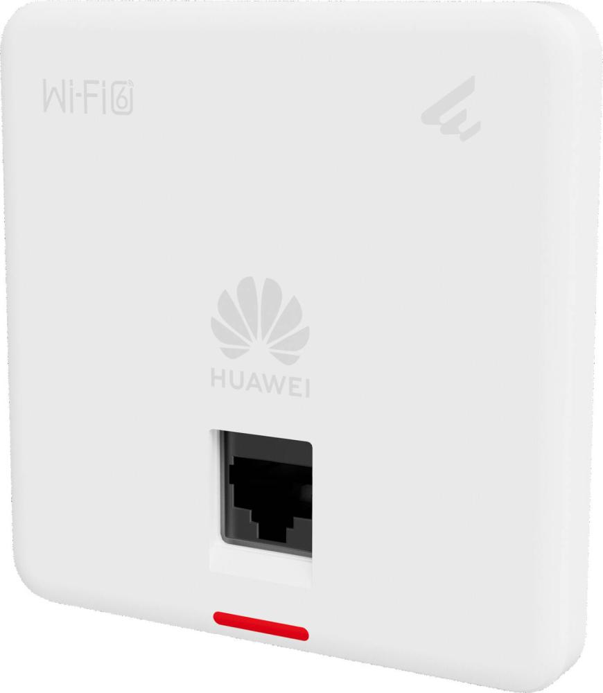 Huawei eKitEngine AP160 Wi Fi 6 Wall Plate Access Point, Dual-radio mode 2.4 GHz (2x2) + 5 GHz (2x2), Providing Maximum Rate of 575 Mbps & 1.2 Gbps, Built-in Smart Antenna, 8 mm Panel | AP160