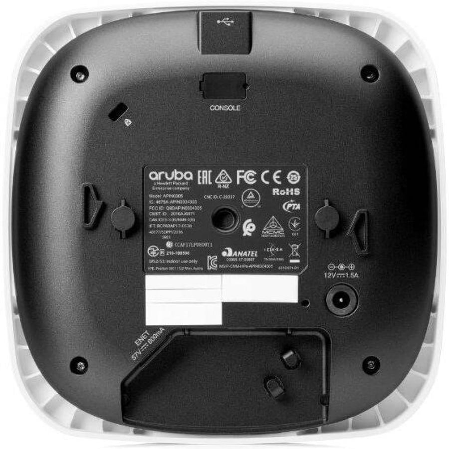 Aruba Instant On AP12 Access Point, Dual-Band Operation (2.4 GHz & 5GHz) Radios, Smart Mesh Wi-Fi Support, Integrated Omni-Directional Antennas, 3x3 3 MU-MIMO, White | R2X01A