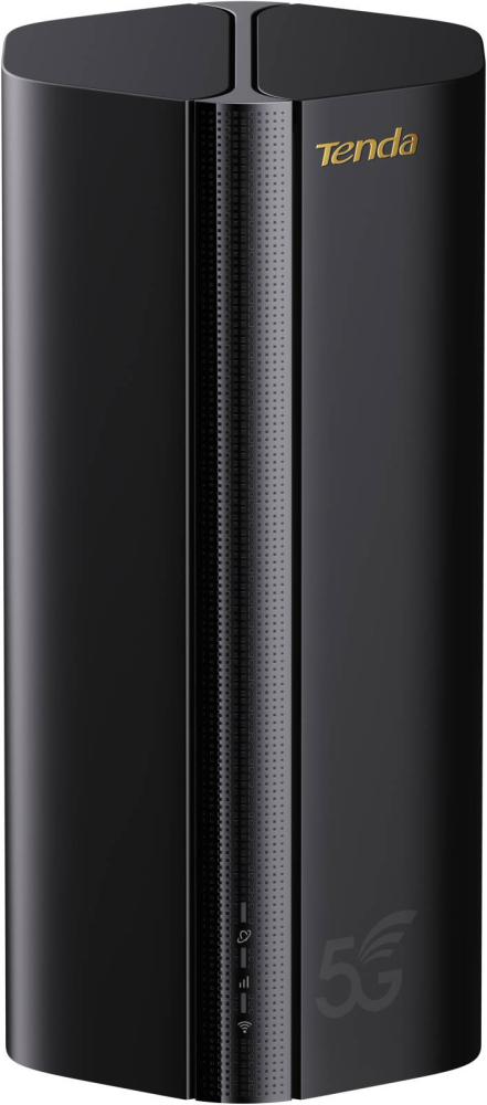 Tenda 5G03 Router 5G NR LTE, AX1800 Router WiFi 6 with Gigabit LAN/WAN Port, 4G/5G or Wired Connection, Up to 4.67 Gbps WiFi Speed, Portable Mobile Router with Sim Card, Pulg & Play, Black | 5G03
