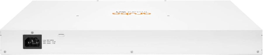Aruba Instant On 1930 24-Port Gigabit PoE+ Compliant Managed Switch with 10Gb SFP+, 195W Power Budget, 128 Gb/s Switching, 95.23 Mpps Speed, 4 x 10Gb SFP+ , Built-In Security Features, White | JL683B