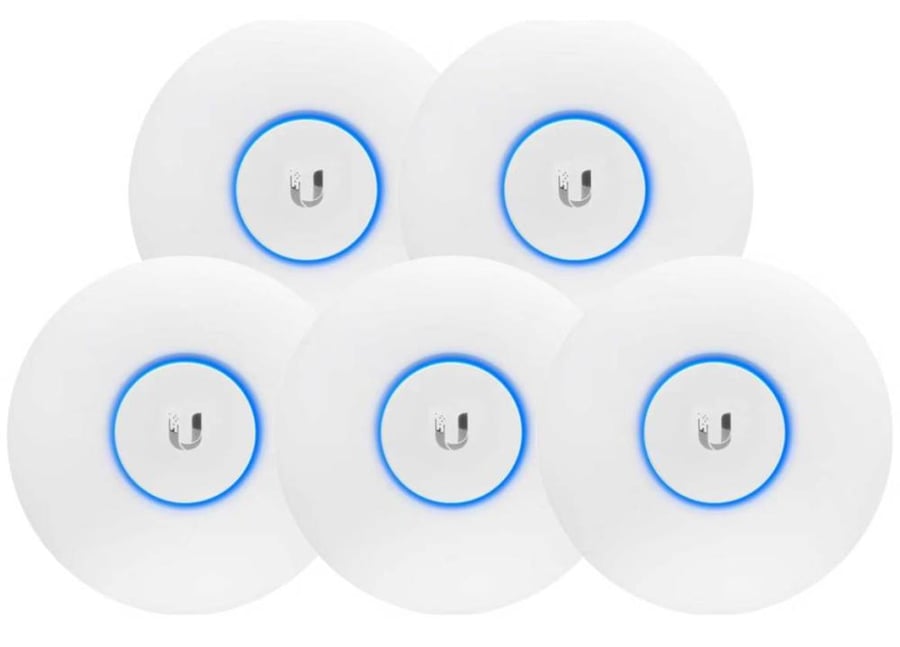 Ubiquiti Networks UniFi Access Point Enterprise Wi-Fi System, 802.11ac, 300 Mbps, 5 Pack, White | UAP-AC-LITE-5