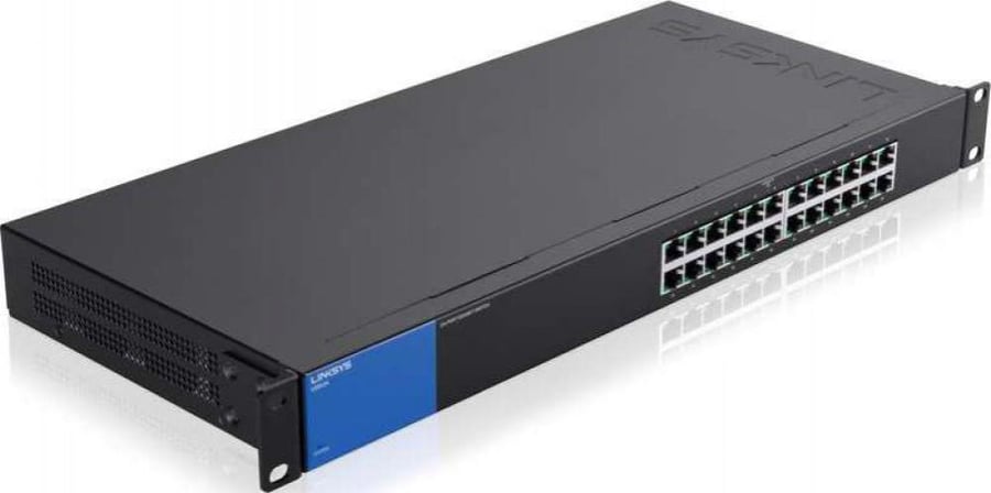 Linksys Business LGS124 24-Port Rackmount Gigabit Ethernet Unmanaged Network Switch | LGS124-UK