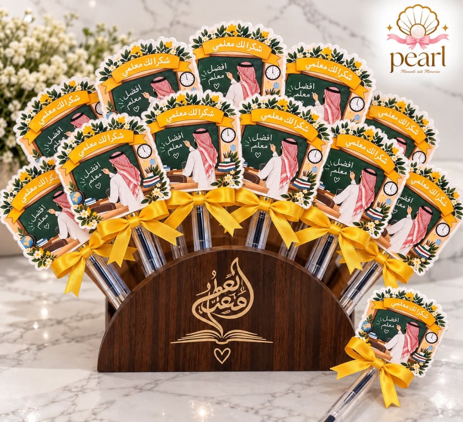 توزيعات اقلام يوم المعلم العالمي