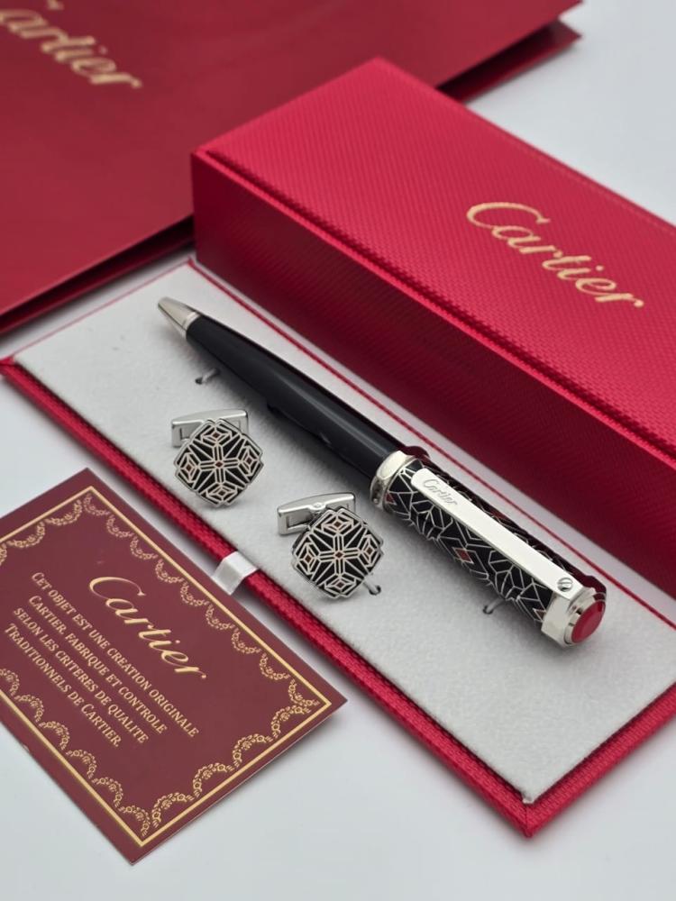 قلم وكبك كارتير Cartier