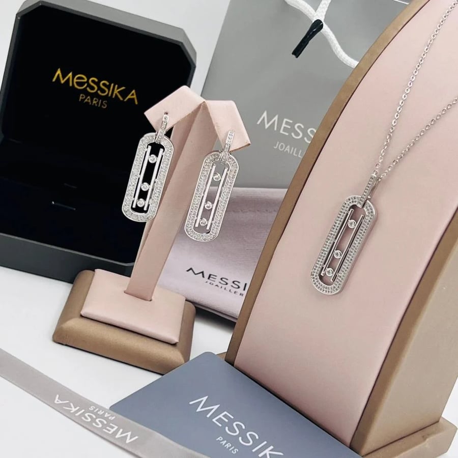 Necklace and earrings, messika