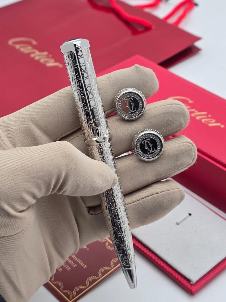 قلم وكبك كارتير Cartier