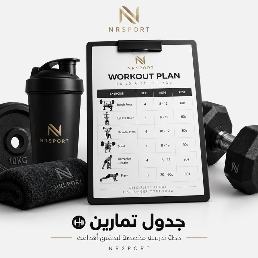 جدول تمارين Nrsport