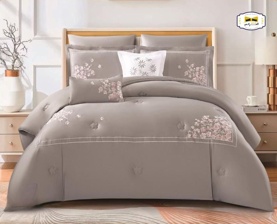 مفرش قطن صيفي فاخر – نفرين 8 قطع