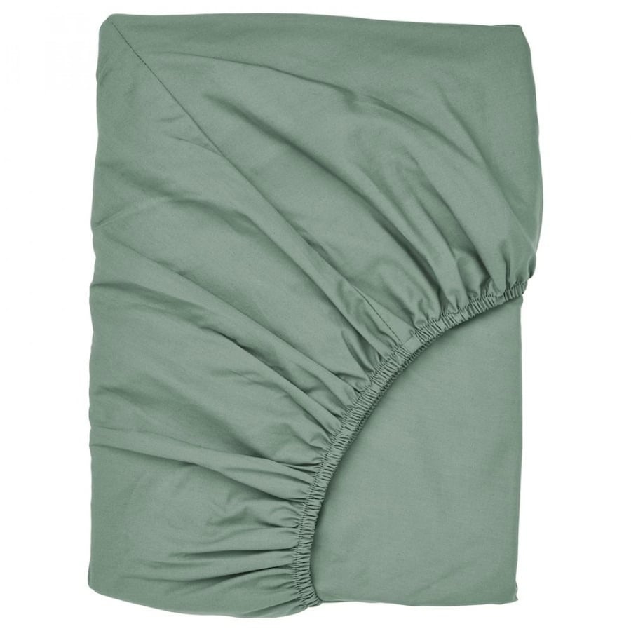 A fitted sheet, one and a half meters, with a pillow