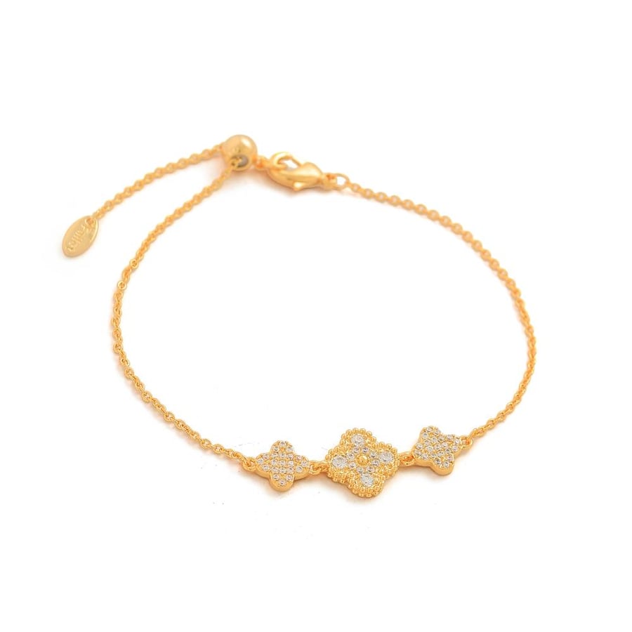 Gold soft zircon bracelet from Vailt