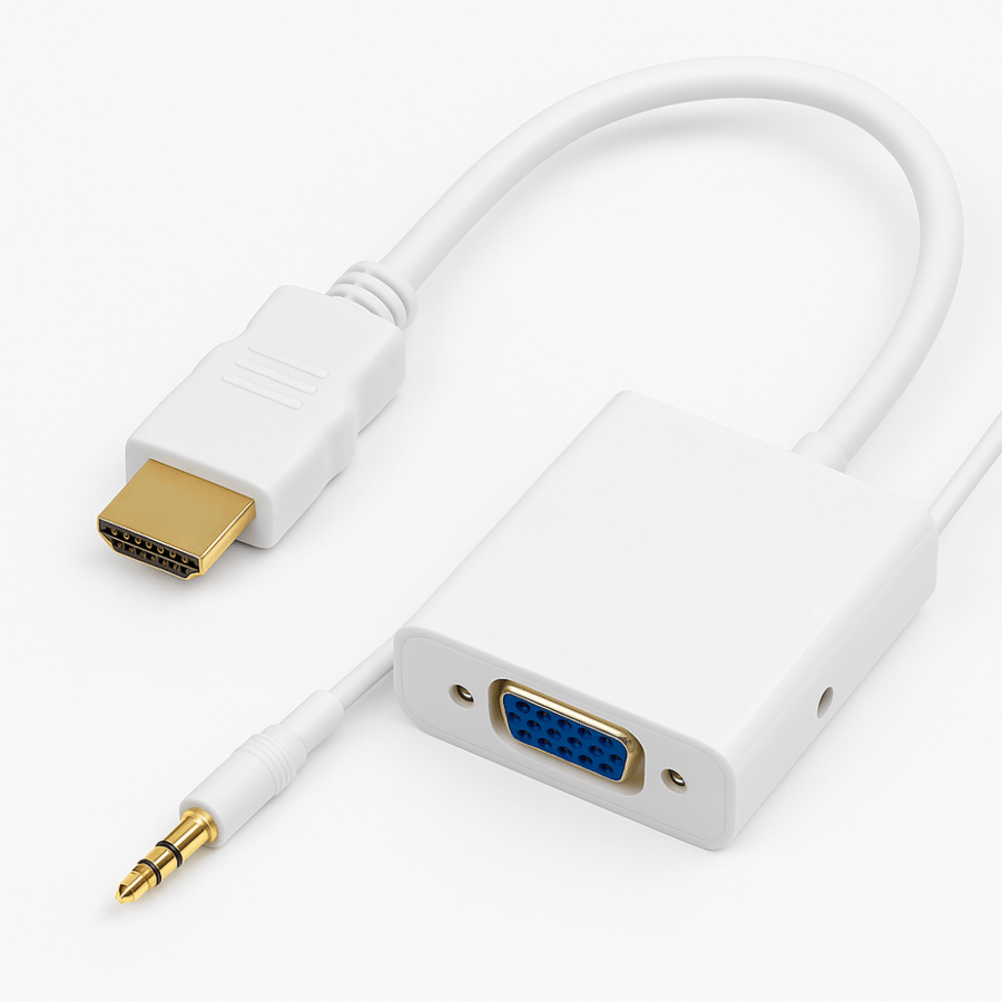 Hdmi To Vga+Audio 25CM Cable Fujishka-602/601