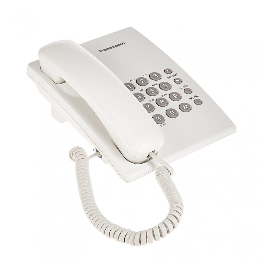هاتف سلكي أحادي الخط من شركة باناسونيك موديل KX-TS500MX