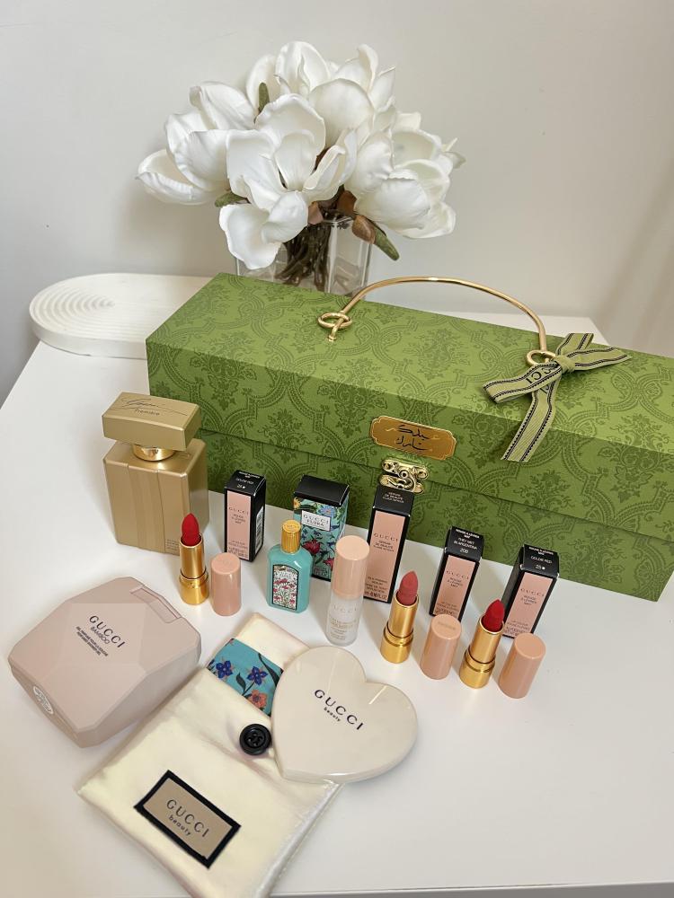 Gucci Eid gift box contains 8 exclusive products in small size and regular size