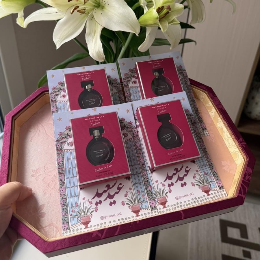 10 Rochas perfumes with Eid cards MADEMOISELLE ROCHAS size 4.5 ml