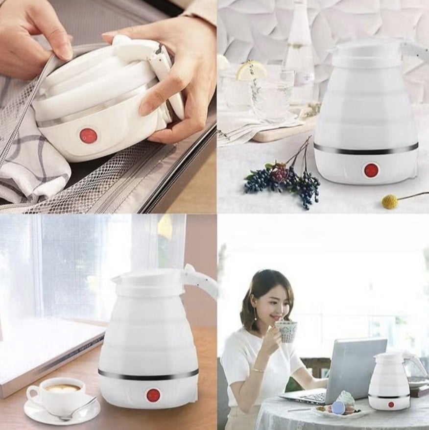 600 ml portable foldable electric kettle for outdoor travel electric telescopic kettle