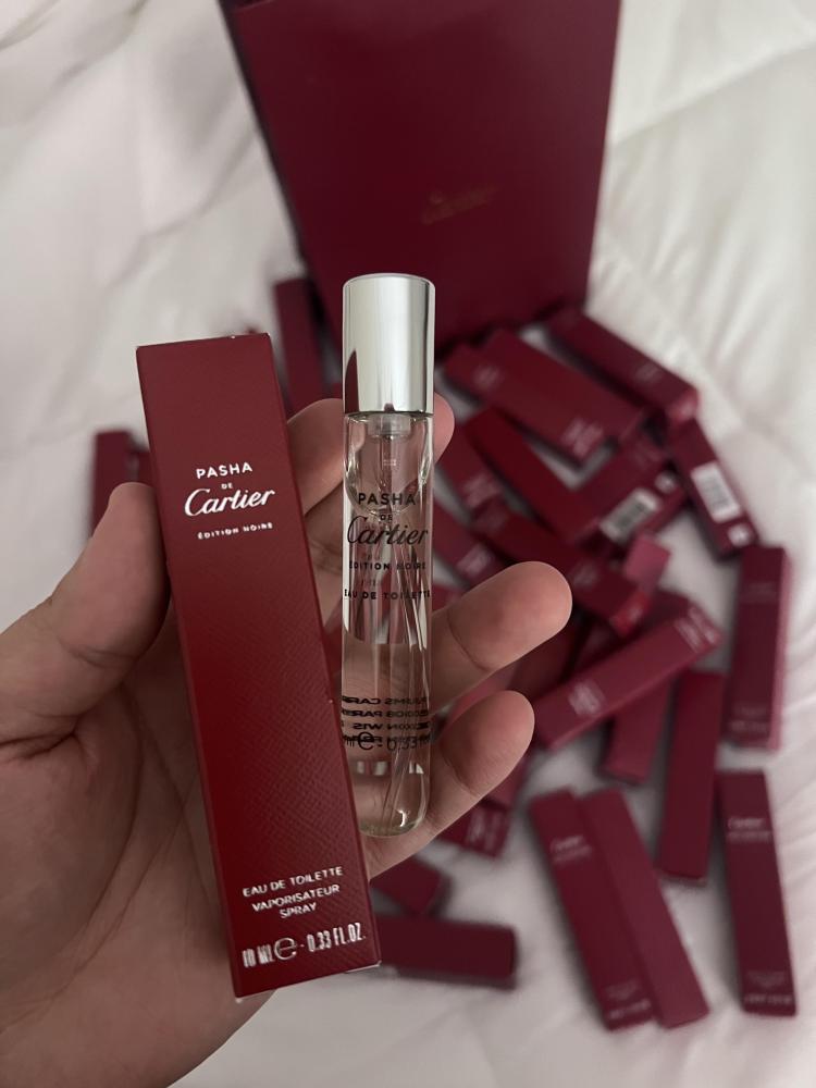 Cartier Basha men's perfume 10 ml spray with the bag