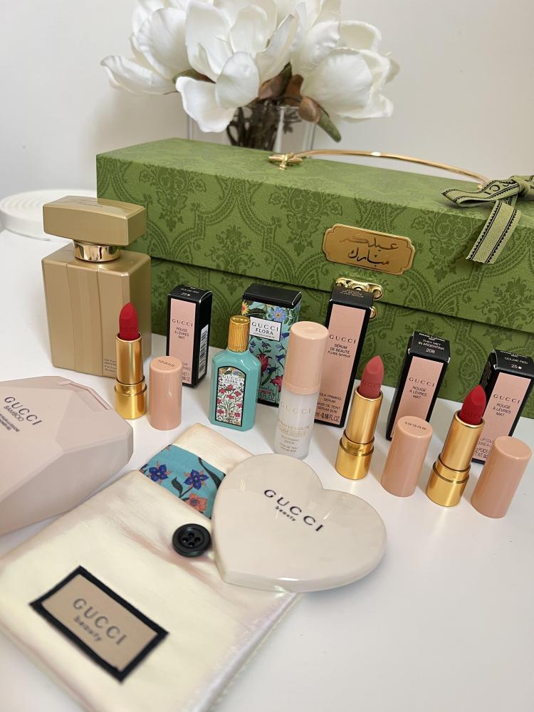 Gucci Eid gift box contains 8 exclusive products in small size and regular size