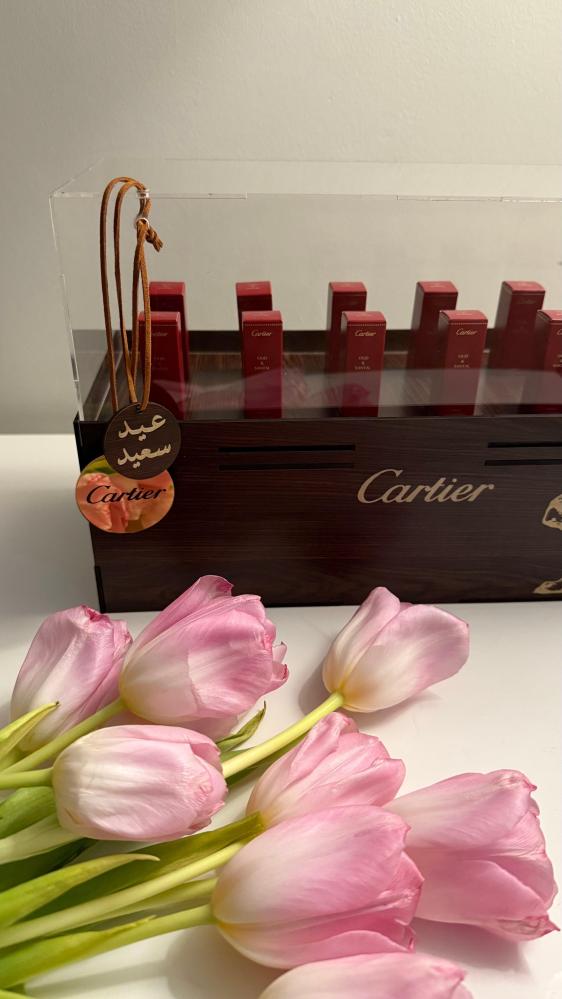 Package for all occasions box contains 12 Cartier exclusive small perfumes
