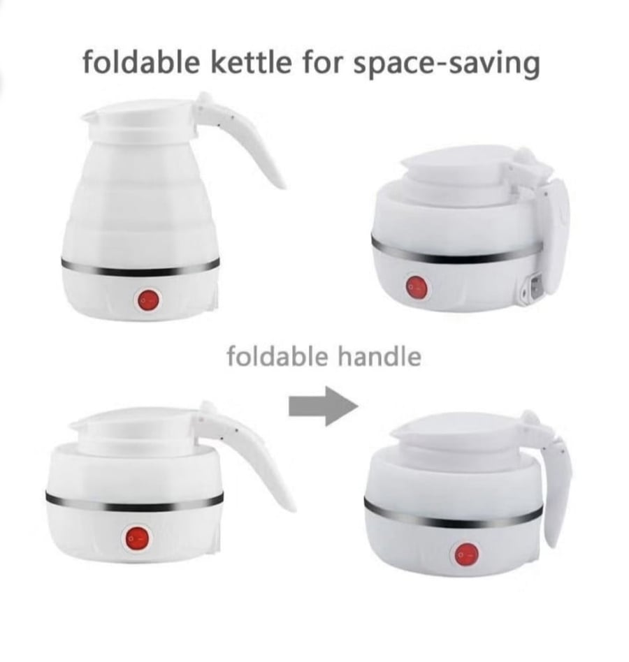 600 ml portable foldable electric kettle for outdoor travel electric telescopic kettle