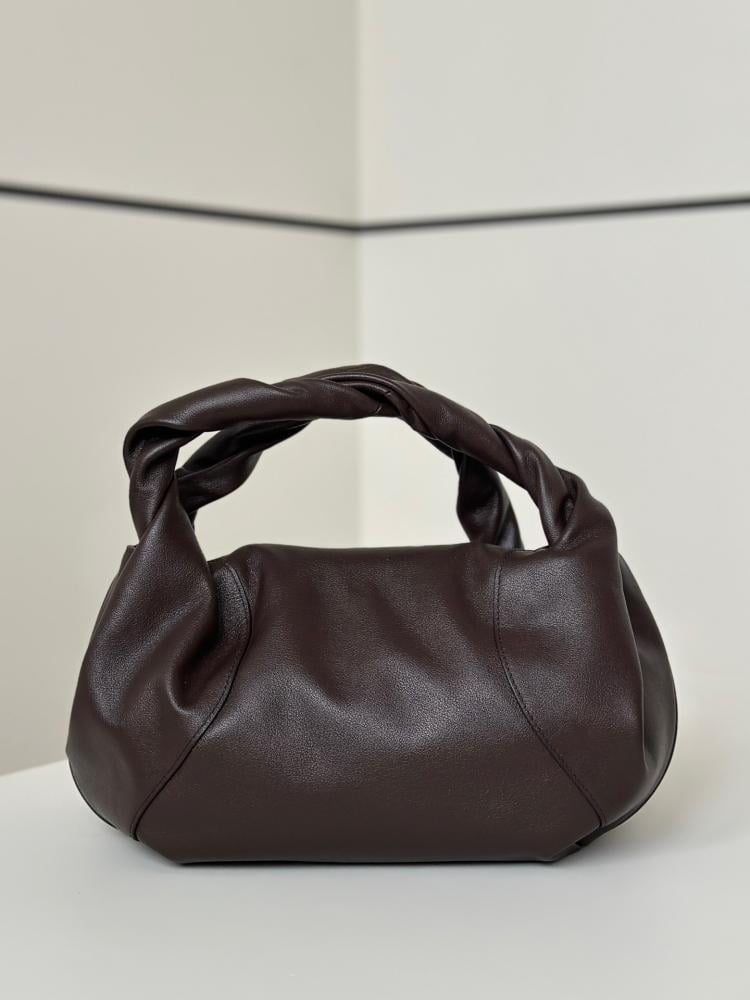 Fendi Spy Small Dark brown leather bag