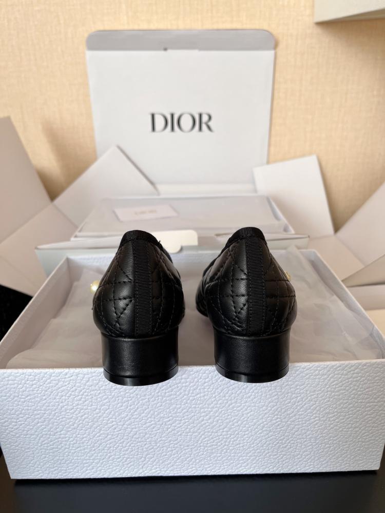 Dior Ballet Slingback Pump Black Quilted Cannage Calfskin