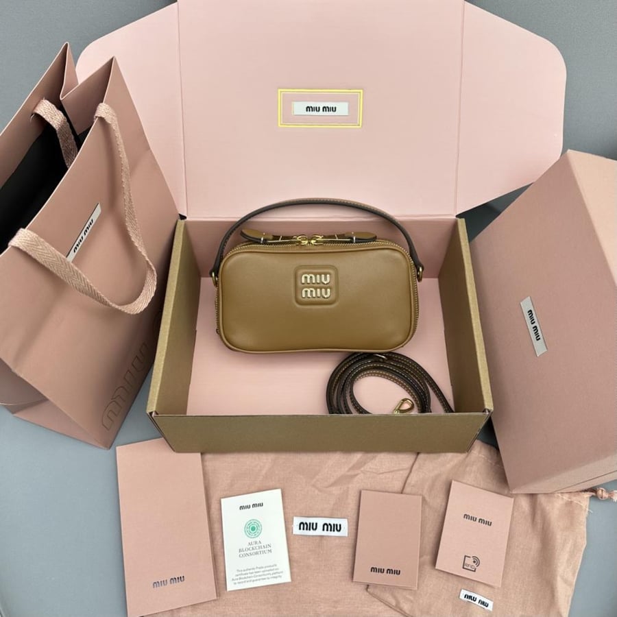 Arcadie matelassé nappa leather mini-bag