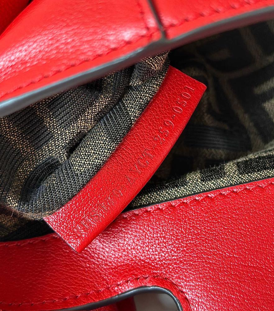 Fendi Spy Mini Red leather mini-bag